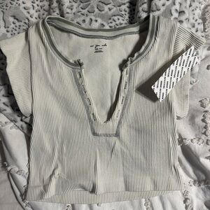 Urban Outfitters Gray Women's Top